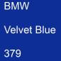 Preview: BMW, Velvet Blue, 379.